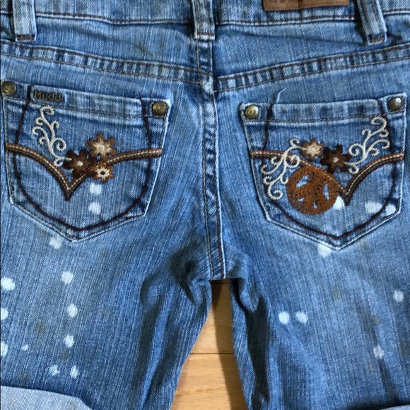 MUDD | Denim Bermuda Boho Shorts - Picture 4 of 4